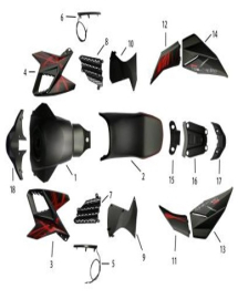 TEK125 Plastike